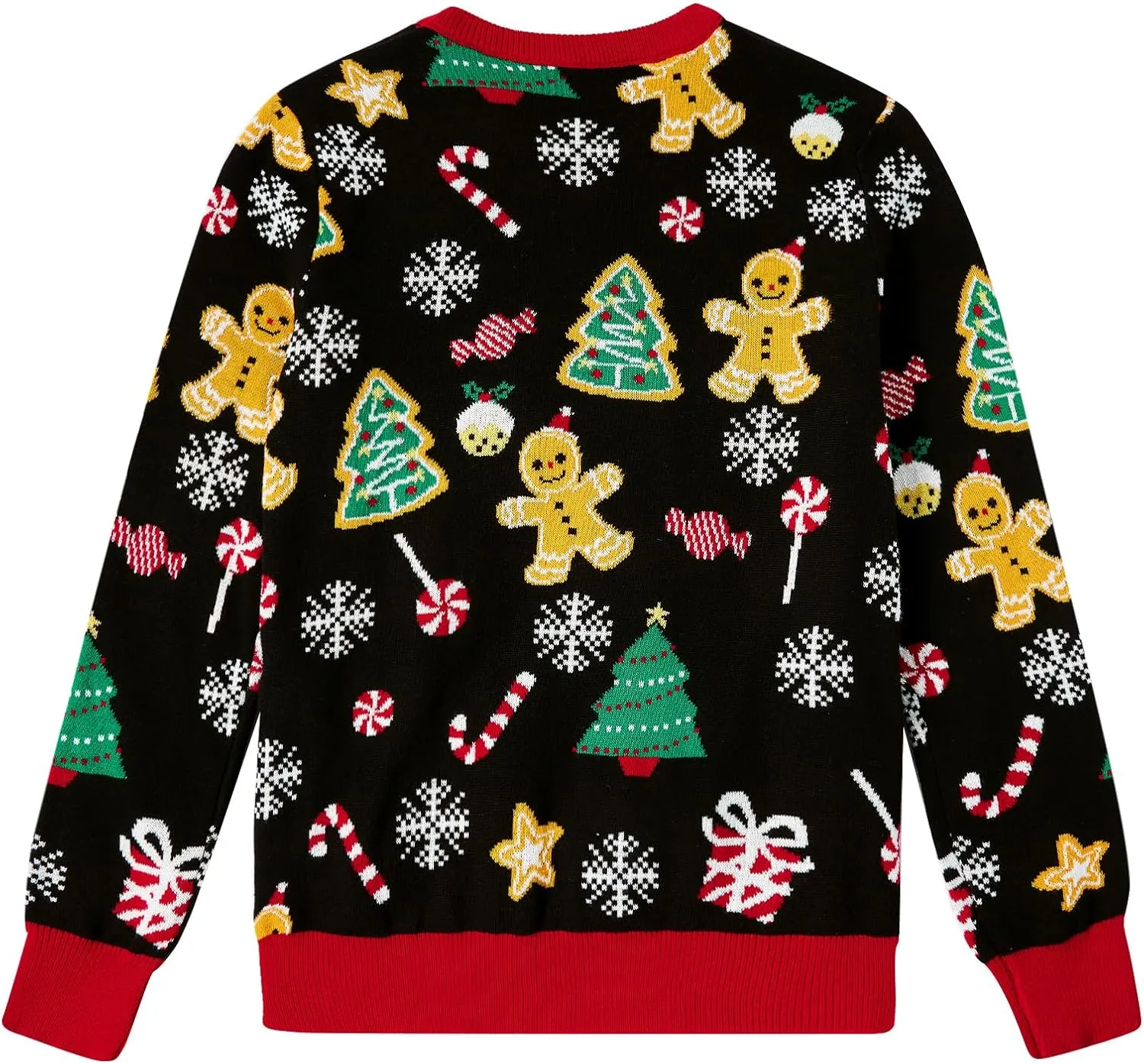 ADUKIDE Boys Ugly Christmas Sweater Xmas LED Light up Sweatshirt Girls Long Sleeve Knit Pullover Size 5-14T