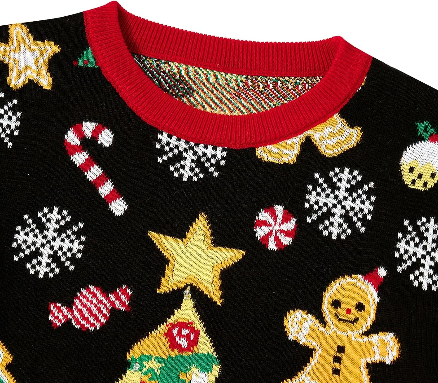 ADUKIDE Boys Ugly Christmas Sweater Xmas LED Light up Sweatshirt Girls Long Sleeve Knit Pullover Size 5-14T