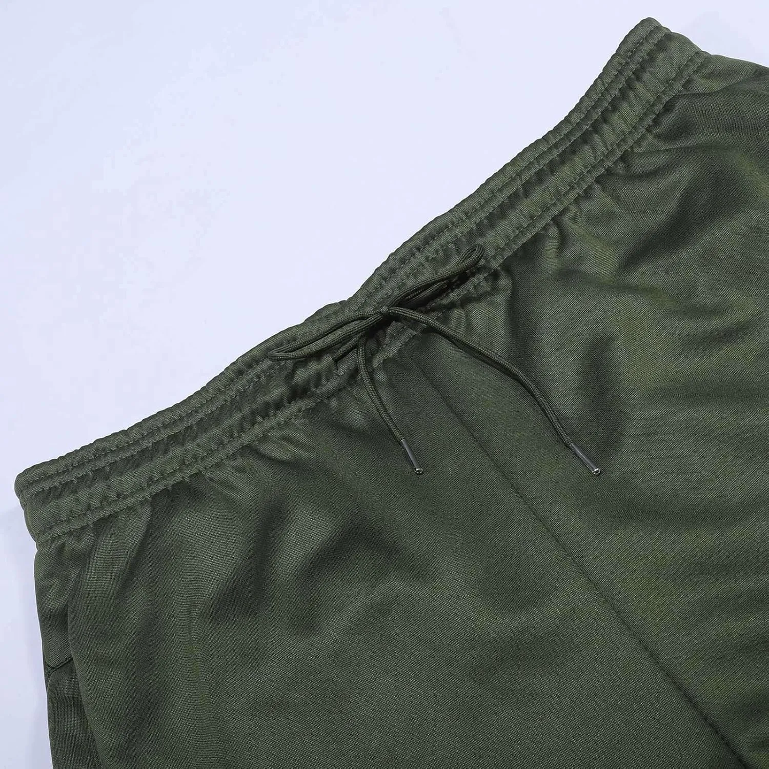 Baggy Cargo Pants Men Casual Elastic Drawstring Work Hiking Pants Straight Stretch Outdoor Jogger with Pockets