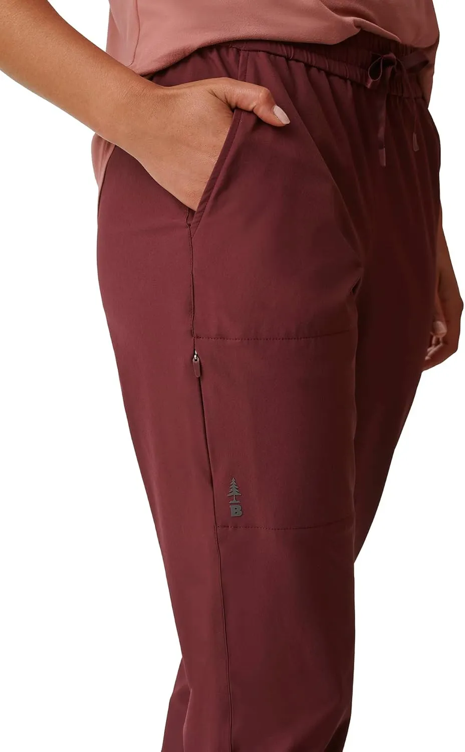 BASS OUTDOOR Women’s Pants – Lightweight Joggers with Elastic Waist