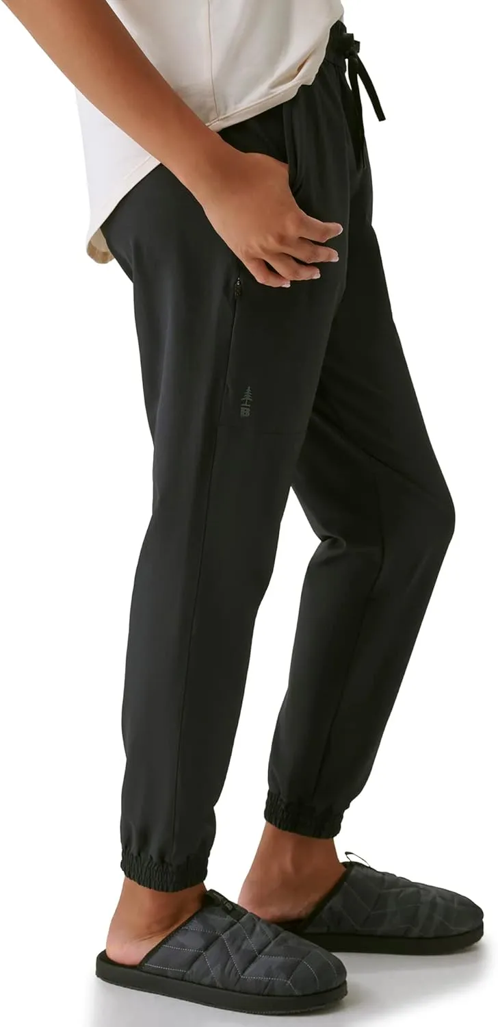 BASS OUTDOOR Women’s Pants – Lightweight Joggers with Elastic Waist