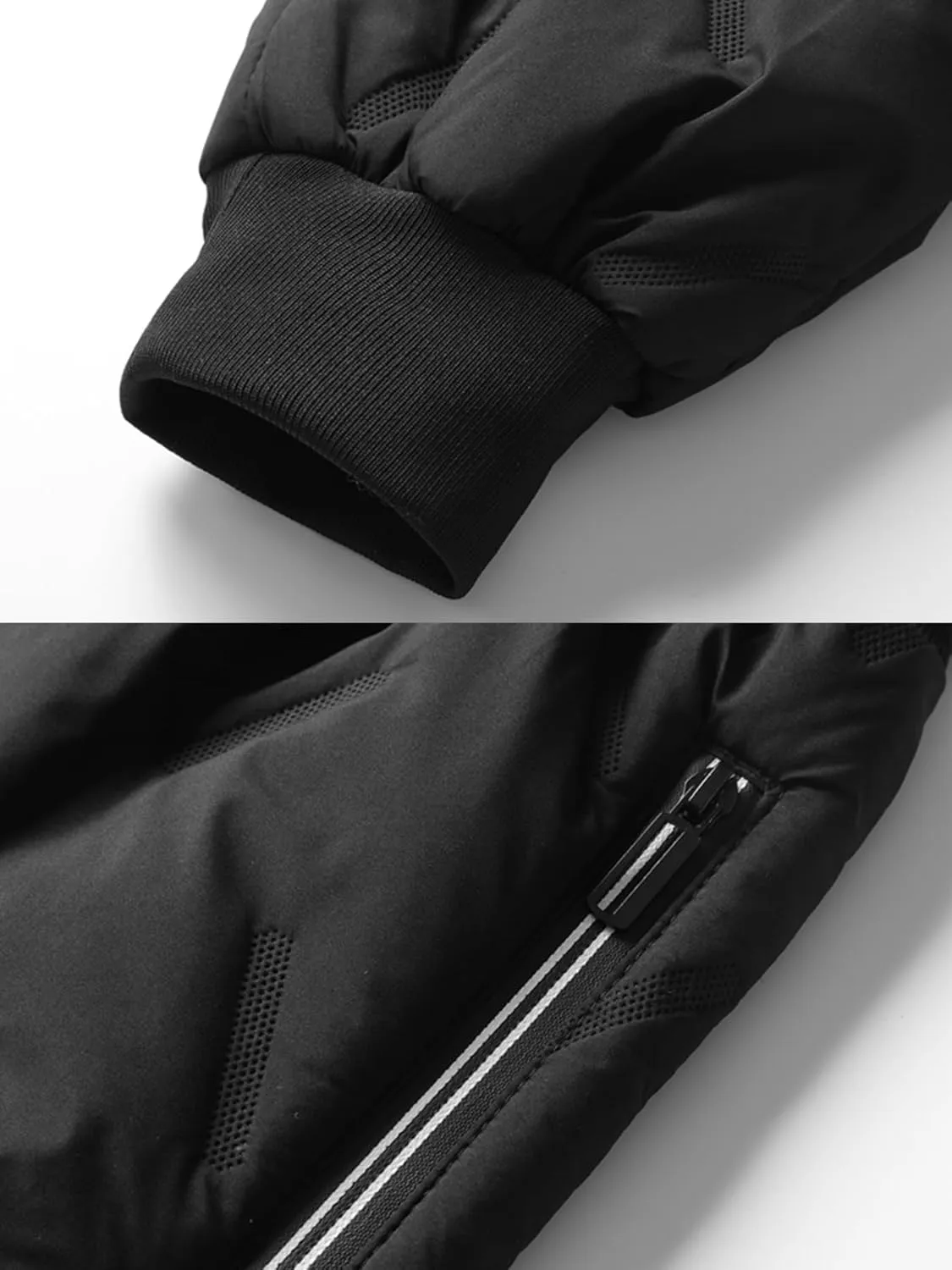 Boys Waterproof Snow Pants Winter Fleece Lined Hiking Pants Drawstring Joggers