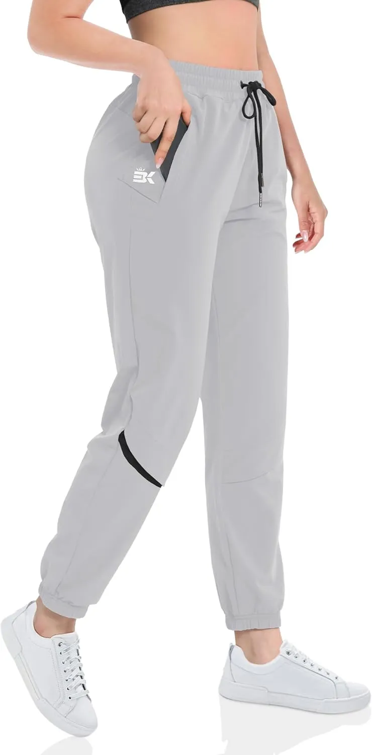 BROKIG Women's Lightweight Joggers Pants,Casual Gym Running Workout Sweatpants with Pockets
