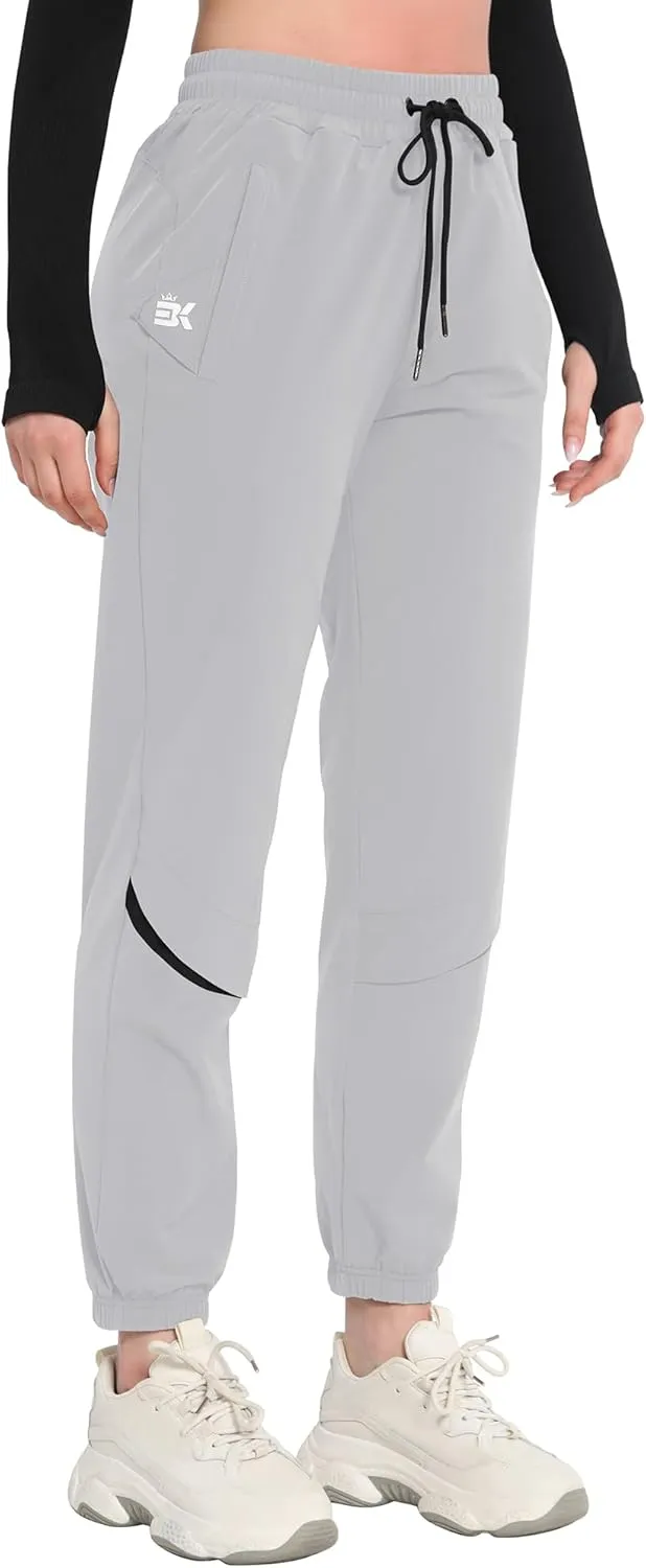 BROKIG Women's Lightweight Joggers Pants,Casual Gym Running Workout Sweatpants with Pockets