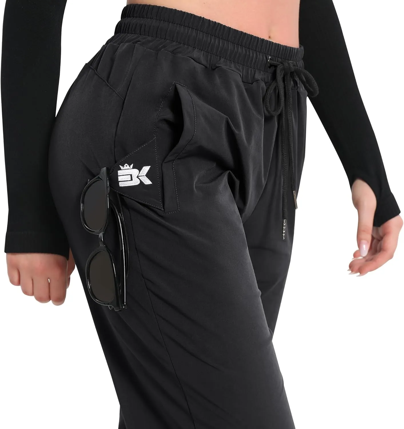BROKIG Women's Lightweight Joggers Pants,Casual Gym Running Workout Sweatpants with Pockets
