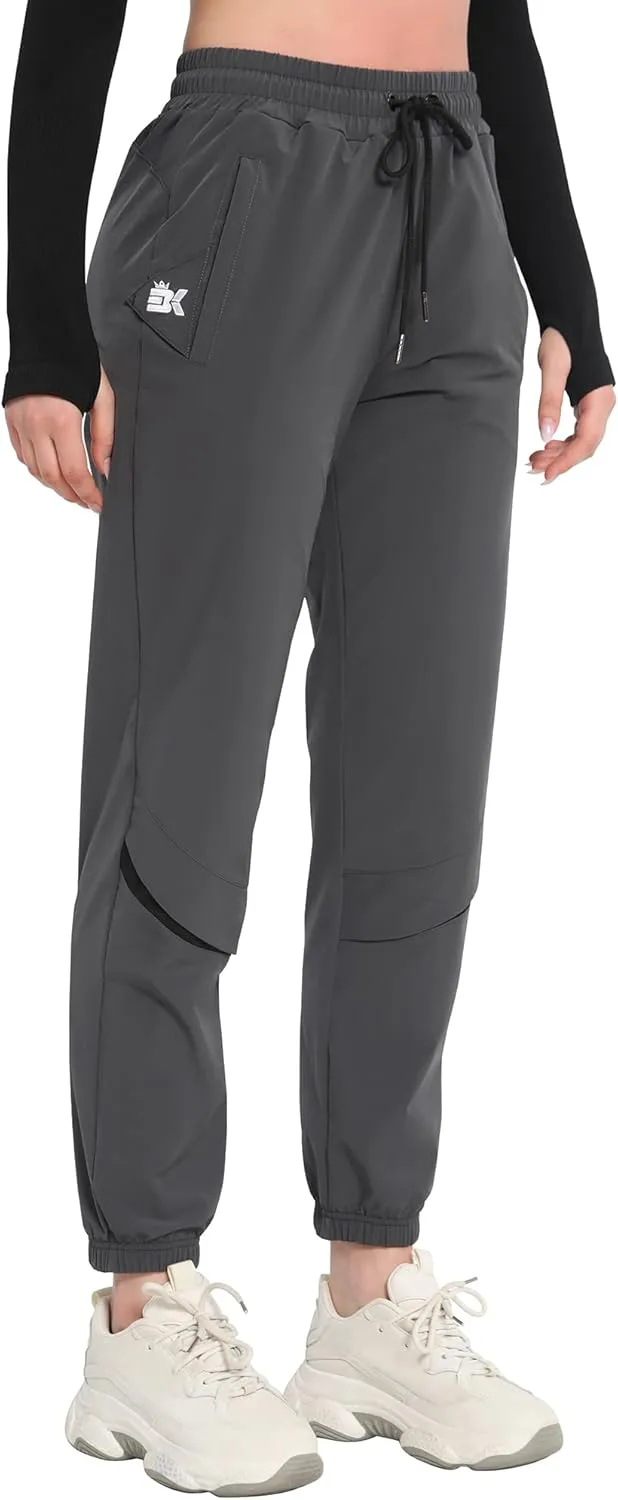 BROKIG Women's Lightweight Joggers Pants,Casual Gym Running Workout Sweatpants with Pockets