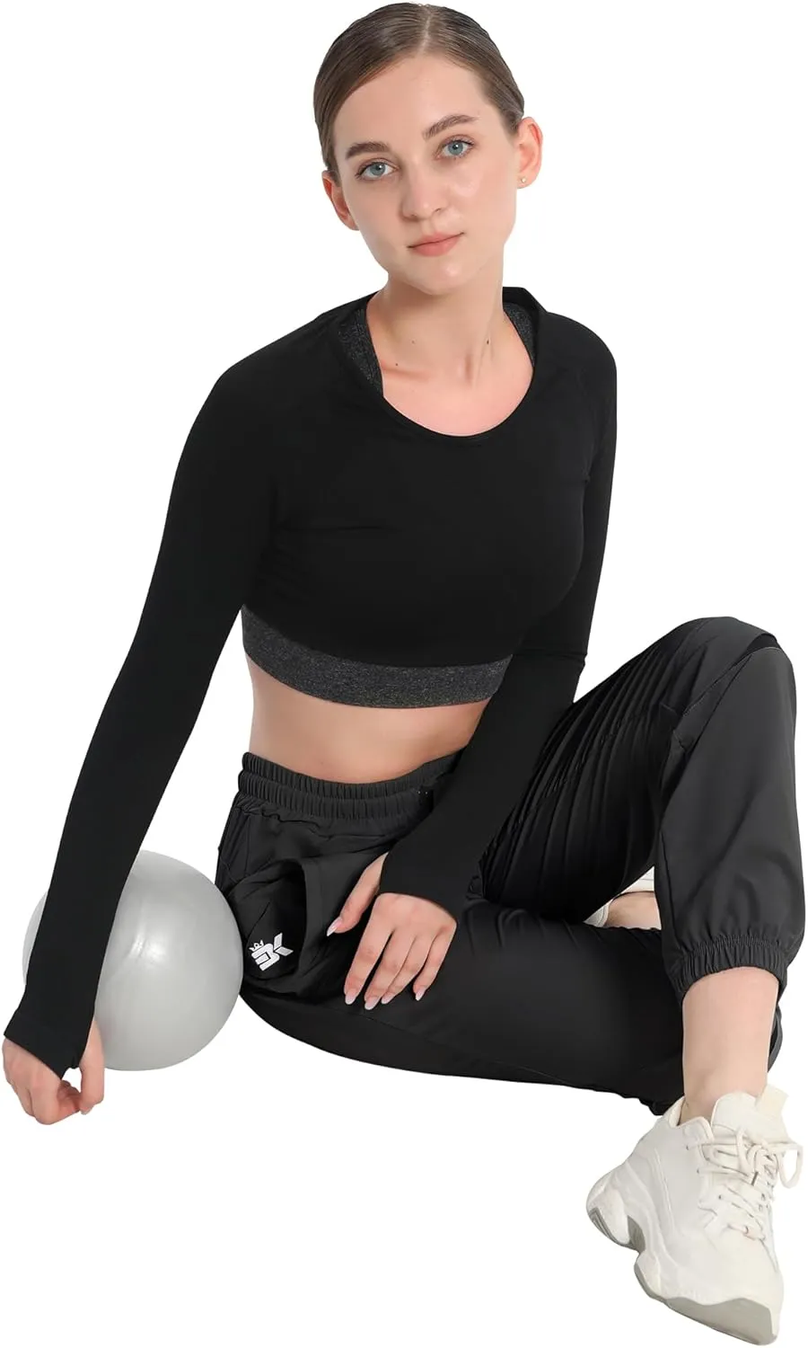 BROKIG Women's Lightweight Joggers Pants,Casual Gym Running Workout Sweatpants with Pockets