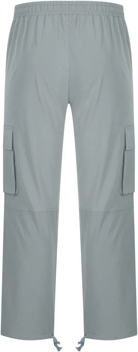 Cargo Pants for Men Relaxed Fit Joggers Pants Multi-Pocket Work Pants Casual Outdoor Hiking Pants Tactical Trousers