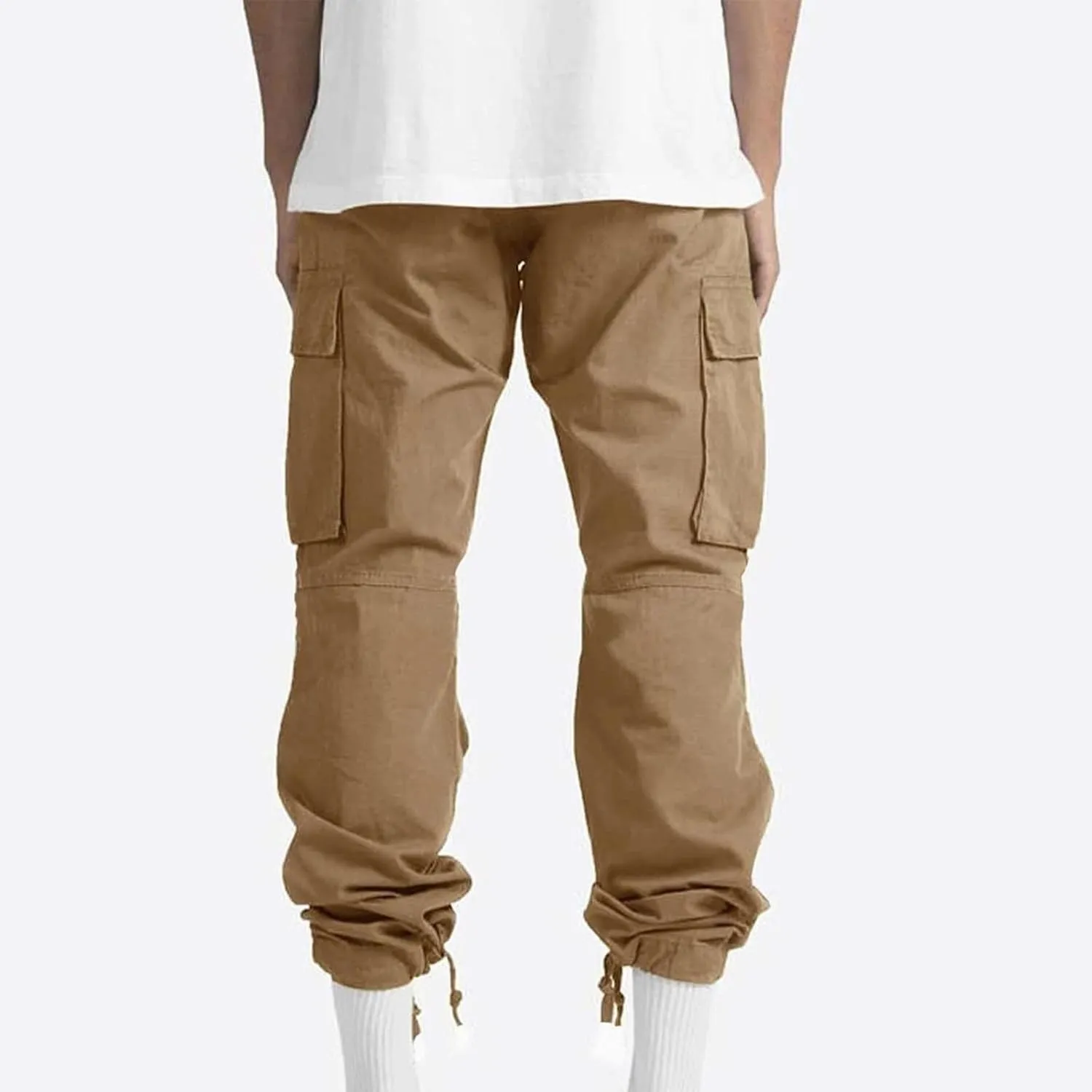 Cargo Pants for Men Relaxed Fit Joggers Pants Multi-Pocket Work Pants Casual Outdoor Hiking Pants Tactical Trousers