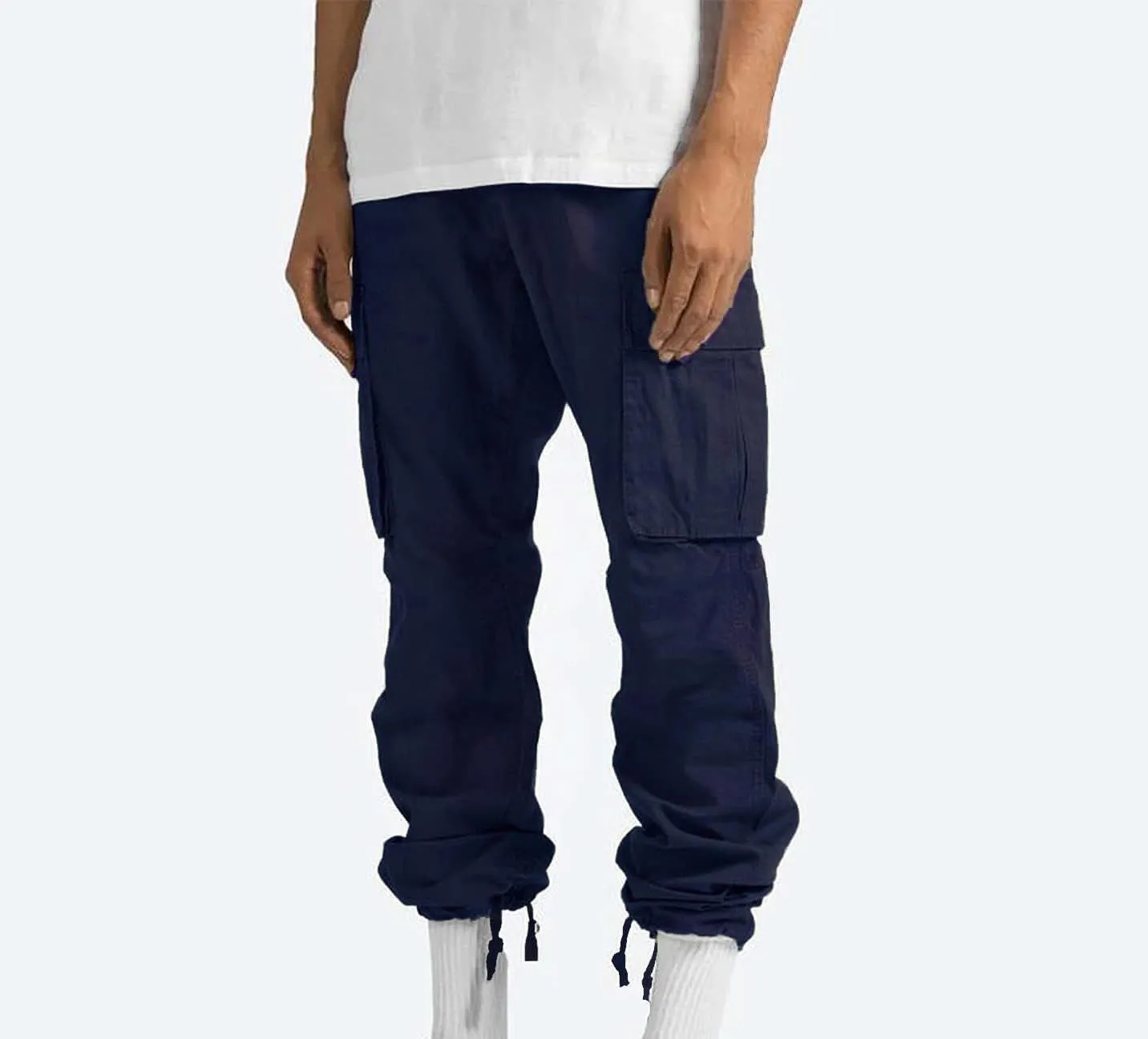 Cargo Pants for Men Relaxed Fit Joggers Pants Multi-Pocket Work Pants Casual Outdoor Hiking Pants Tactical Trousers