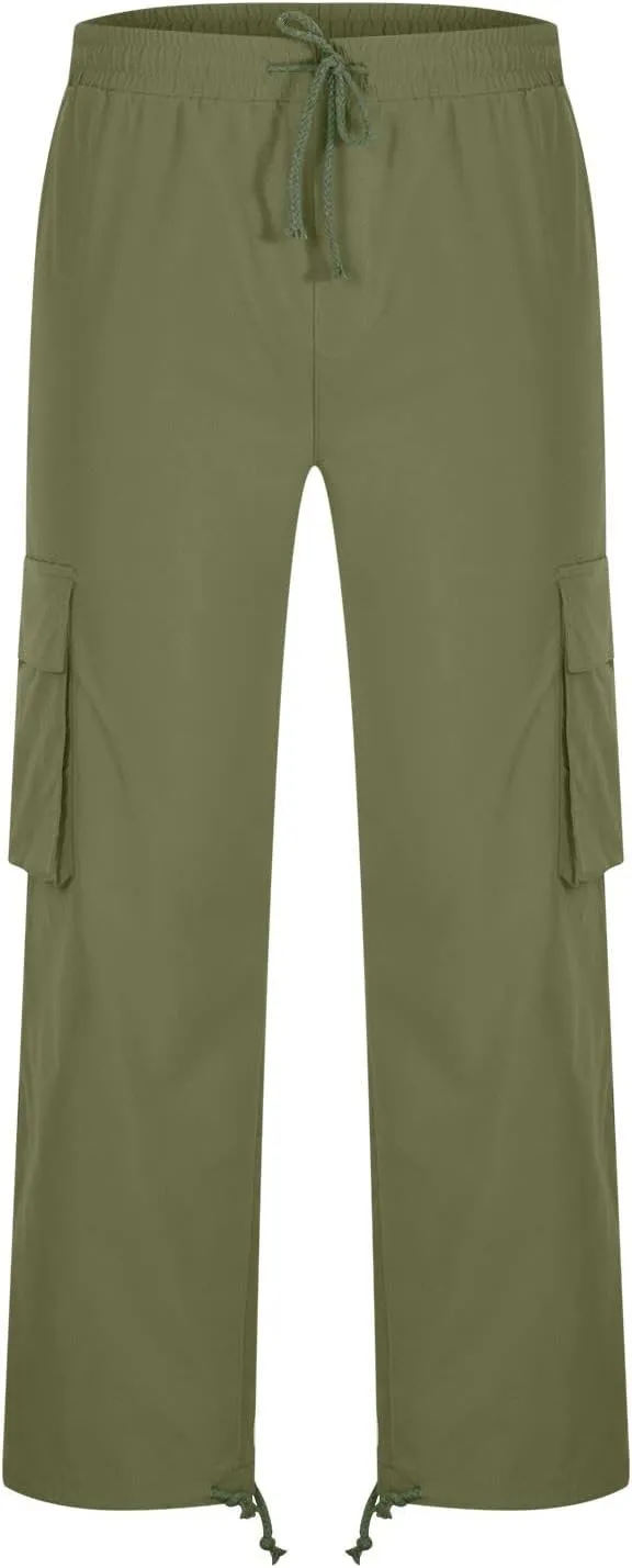 Cargo Pants for Men Relaxed Fit Joggers Pants Multi-Pocket Work Pants Casual Outdoor Hiking Pants Tactical Trousers