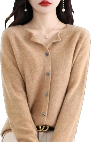 Cashmere Sweaters for Women, 100% Cashmere Half Turtleneck Warm Light Long Sleeve Elegant Soft Pullover Sweater