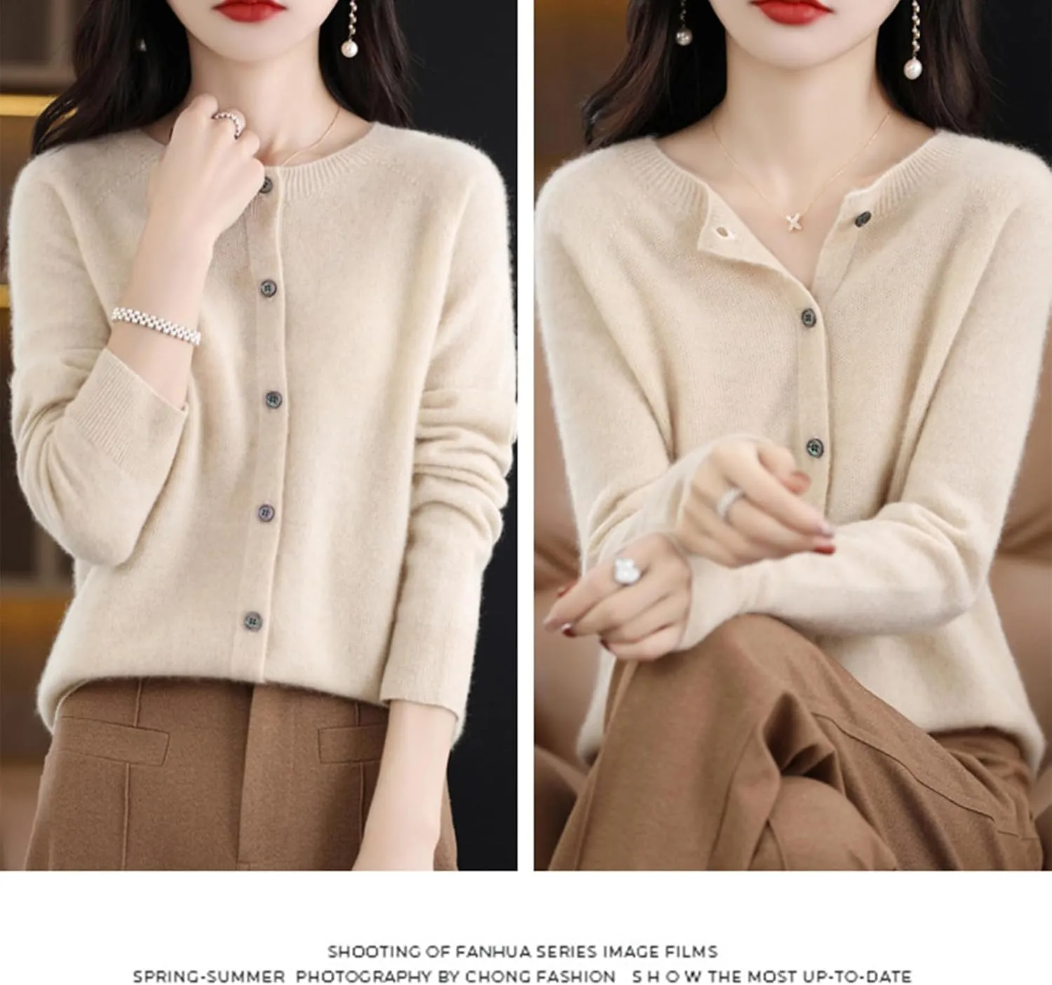Cashmere Sweaters for Women, 100% Cashmere Half Turtleneck Warm Light Long Sleeve Elegant Soft Pullover Sweater