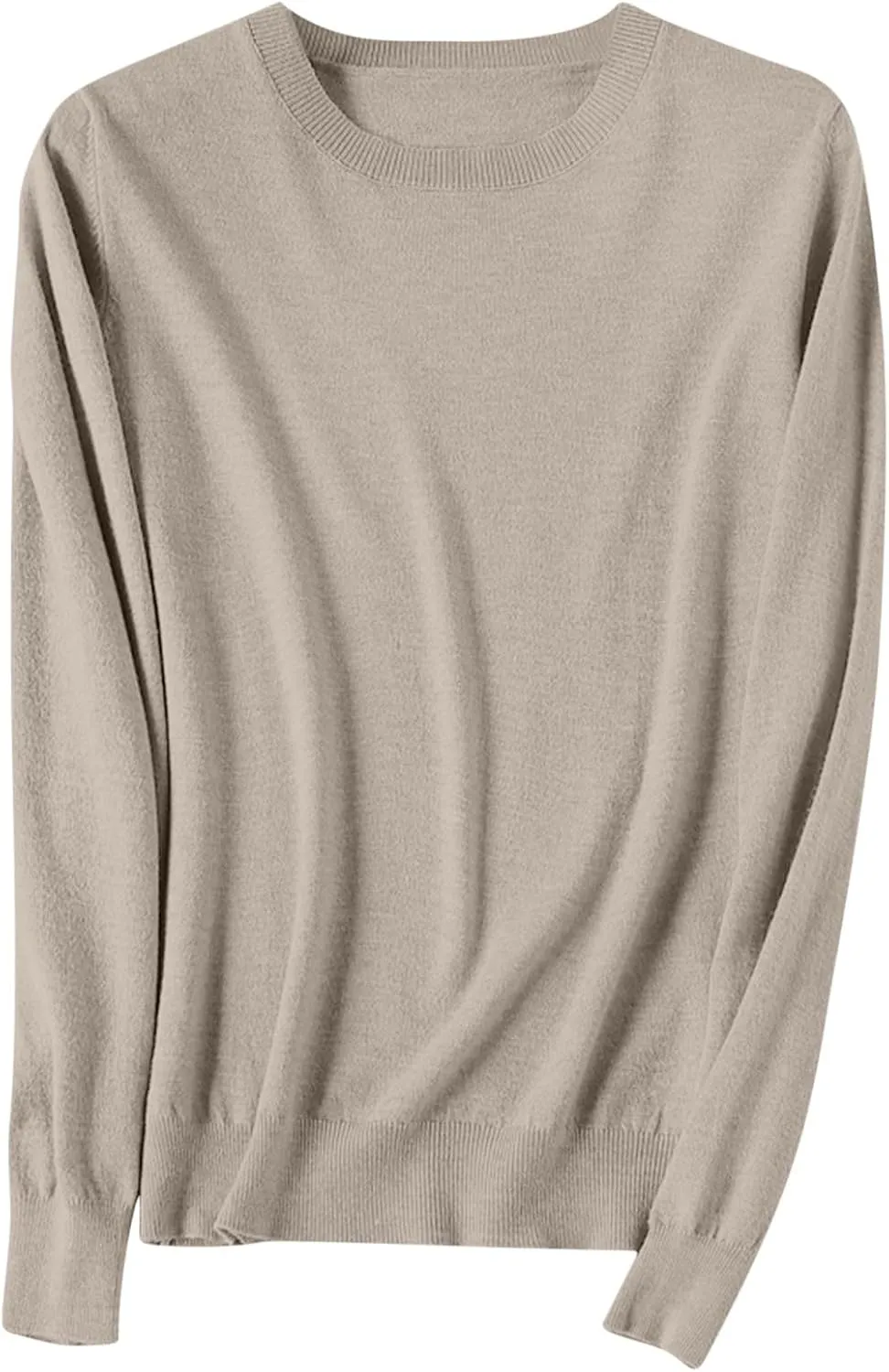 Cashmere Sweaters for Women 2024 Casual Solid Long Sleeve Tops Loose Soft Lightweight V-Neck Pullover Wool Knit Warm Sweater