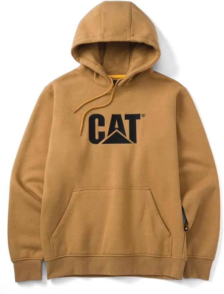 Caterpillar Men's Tall Trademark Hooded Sweatshirt (Regular and Big Sizes)