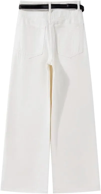 Classic American Retro Jeans for Women, Spring Trousers