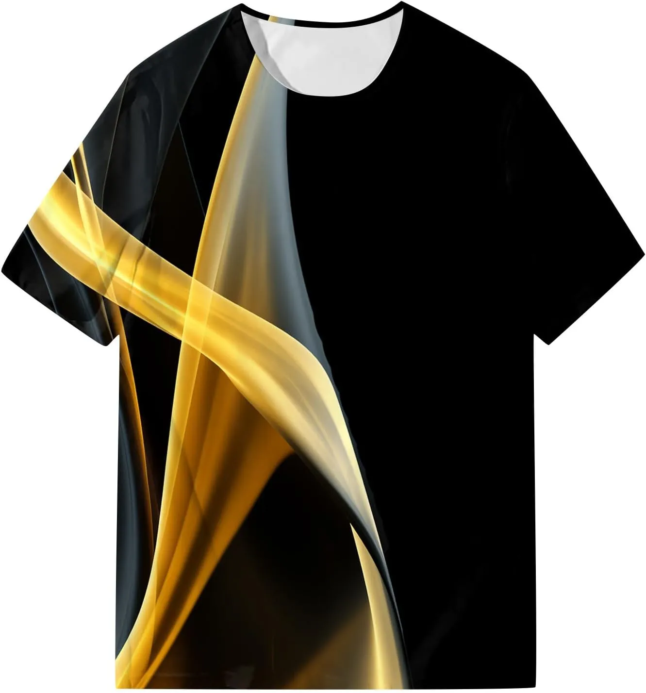 Cool T Shirts for Men with Designs,3D Printed Graphic Tees Basic Short Sleeve Crewneck Summer Tops Casual Slim Tees