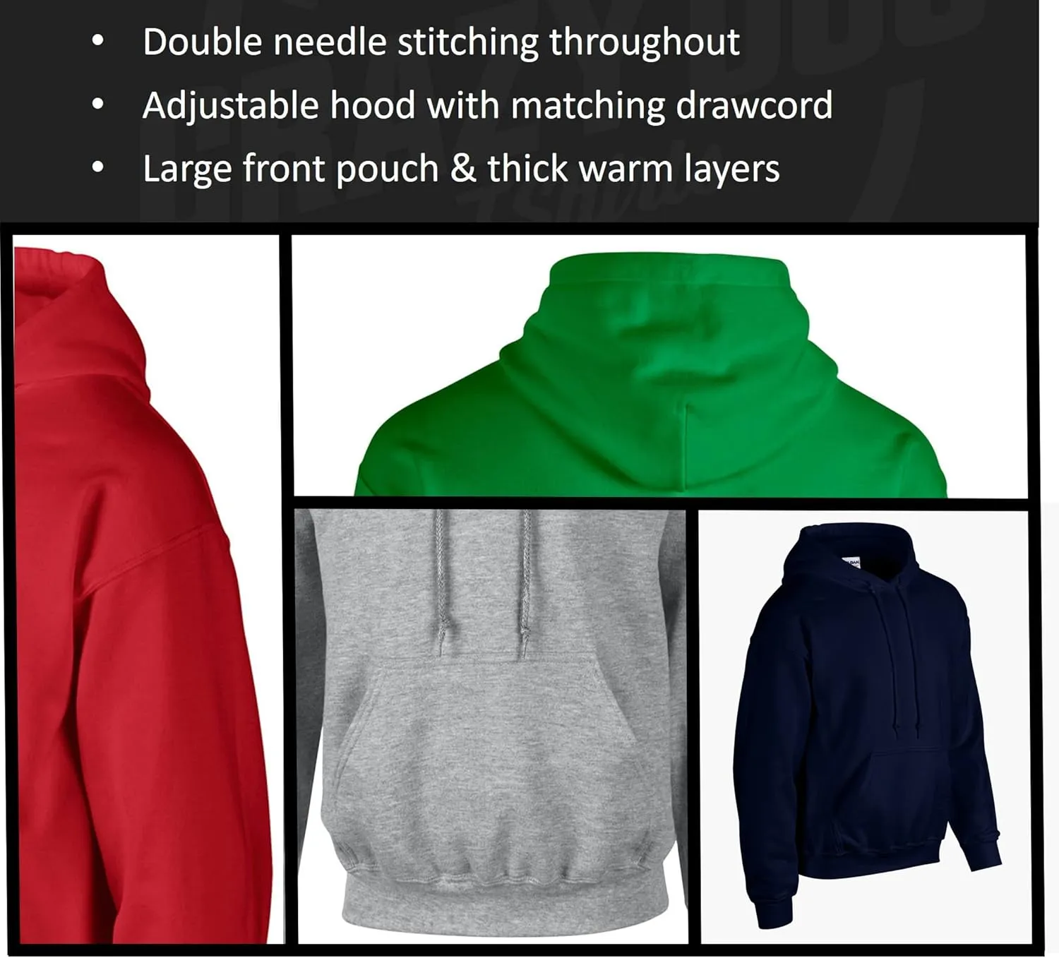 Crazy Dog T-Shirts Jolliest Bunch of A-Holes Hoodie Funny Merry Christmas Sarcastic Saying Cool