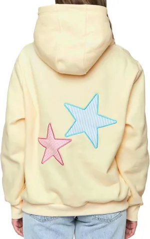 Cute Hoodies Teen Girls Y2k Preppy Floral Graphic Sweatshirt Women Embroidered Oversized Hooded Sweater Streetwear