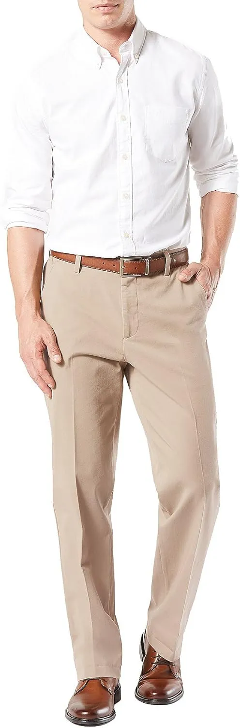 Dockers Men's Classic Fit Workday Khaki Smart 360 FLEX Pants (Standard and Big & Tall)
