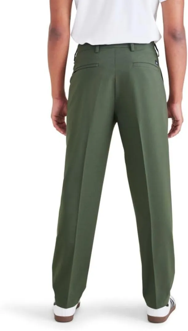 DOCKERS Mens Signature Go Straight Fit Khaki Smart 360 Tech Pants (Regular and Big & Tall)
