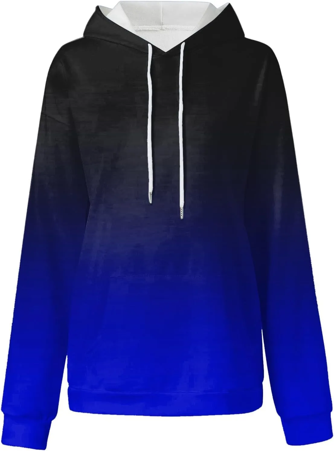 Fall Hoodies for Women, Tie Dye Oversized Hoodies for Women Drawstring Plus Size Pullover Sweatshirt with Pockets