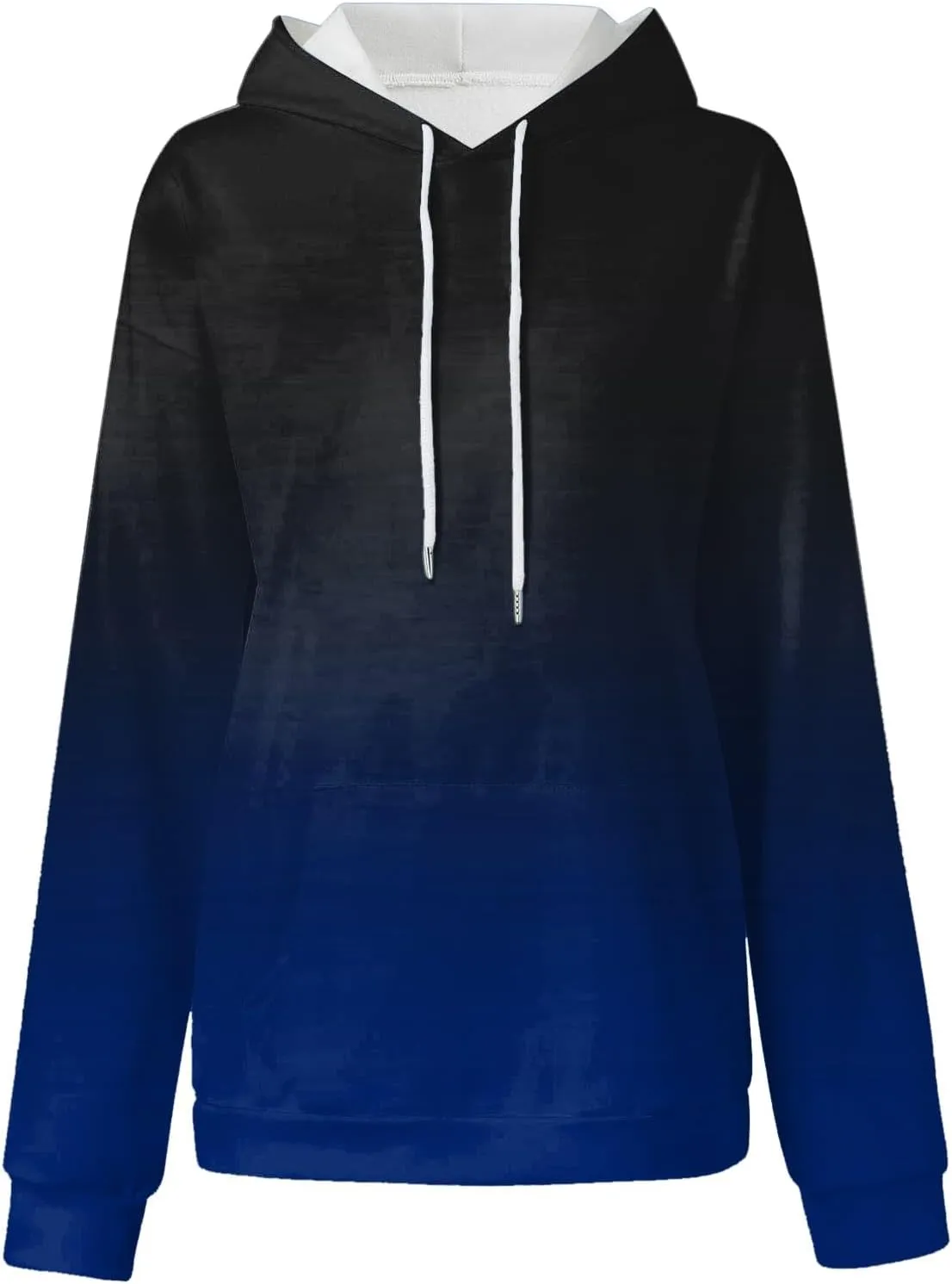 Fall Hoodies for Women, Tie Dye Oversized Hoodies for Women Drawstring Plus Size Pullover Sweatshirt with Pockets