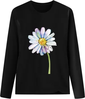 GIERIDUC Womens Hoodies Oversized Sweatshirts Pullover Vintage Crewneck Sweatshirt White Sweater Women Cheetah Sweater