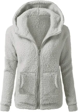 GOFULY Womens Hoodies Zip Up Western Fleece Lined Fall Winter Coats Plus Size Sharpa Jackets Lightweight With Pocket Clothes