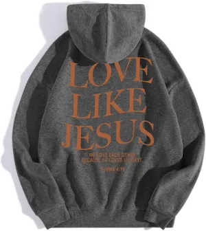 Graphic Hoodies for Women Vintage Cute Preppy Loose Sweatshirt Colors Long Sleeve Pullover Adult Tops with Pockets