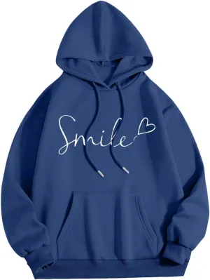 Graphic Hoodies Trendy Shape Printed Fall Outfit Oversize Fall Winter Fashion 2024 Oversized Pullover