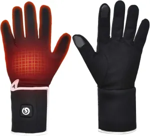 Heated Glove Liners Men Women,Rechargeable Battery Heated Motorcycle Ski Snow Warmer Gloves