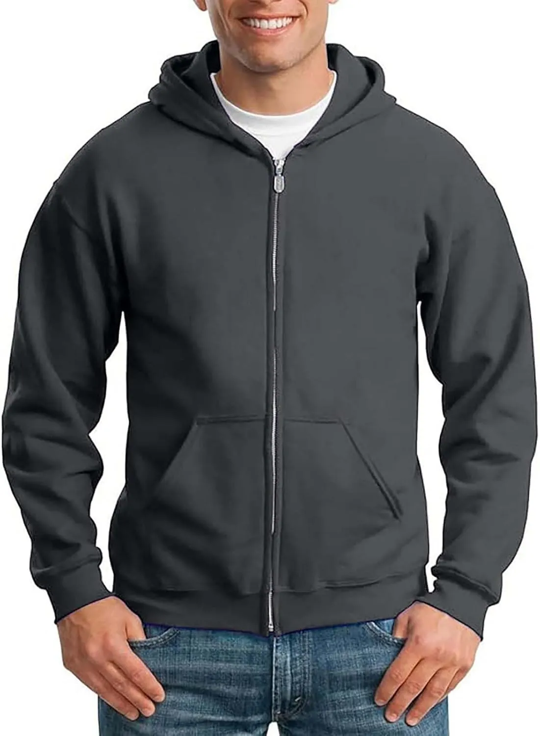 Hoodies for Men Fleece Warm Thick Jackets Full Zip Up Heavyweight Sherpa Lined Coat Hooded Sweatshirt with Zipper