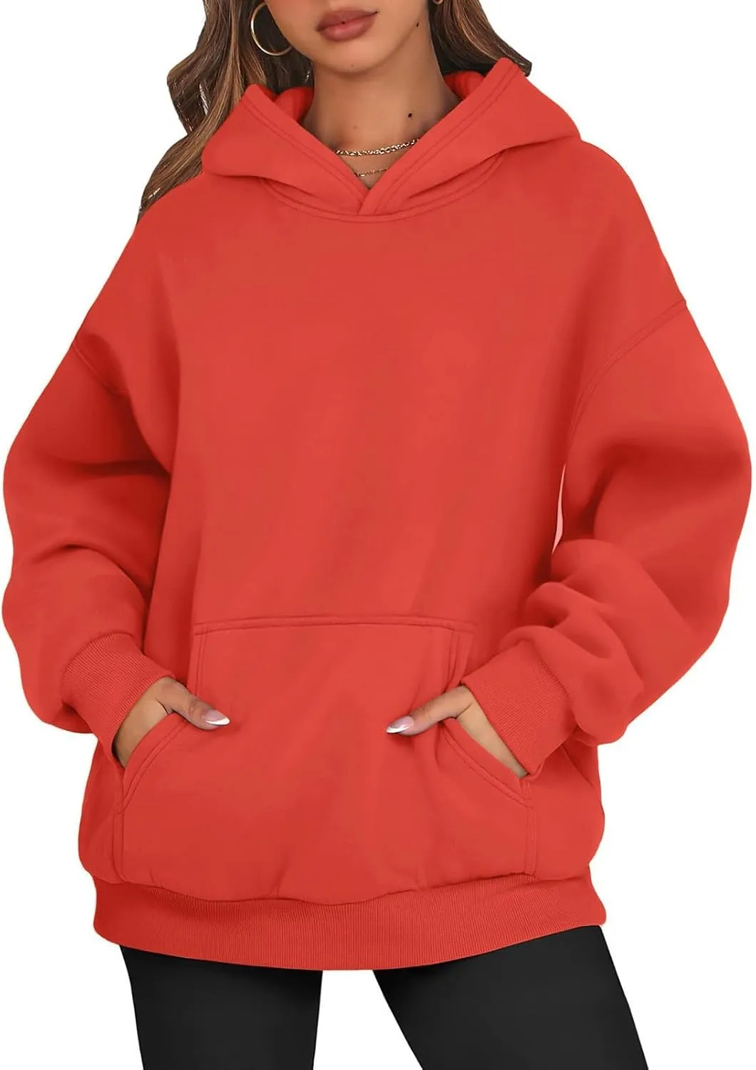 Hoodies Y2k Long Sleeve Pullover Sweatshirt Winter Fall Lightweight Sweatshirts Fleece Sweaters Oversized Clothes