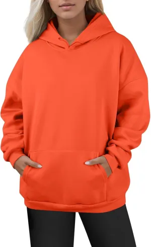 Hoodies Y2k Long Sleeve Pullover Sweatshirt Winter Fall Lightweight Sweatshirts Fleece Sweaters Oversized Clothes