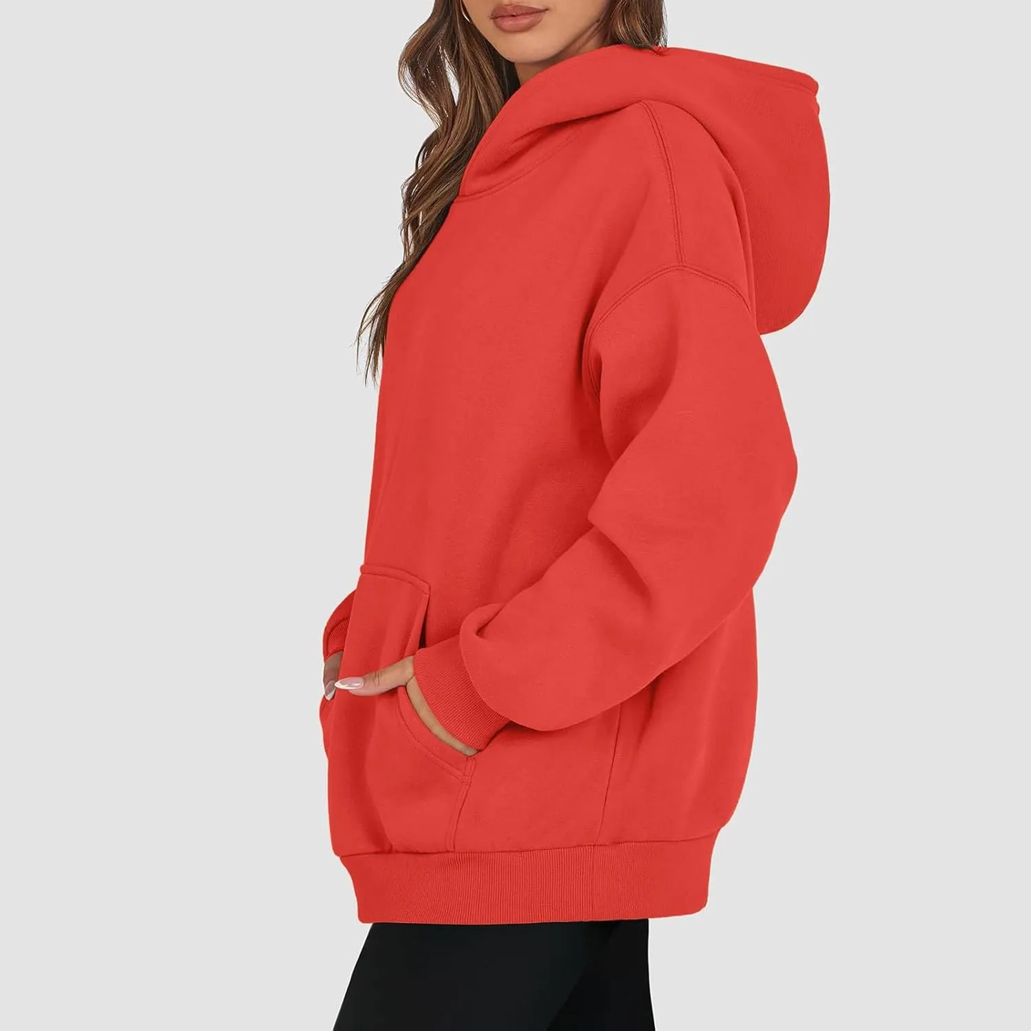 Hoodies Y2k Long Sleeve Pullover Sweatshirt Winter Fall Lightweight Sweatshirts Fleece Sweaters Oversized Clothes