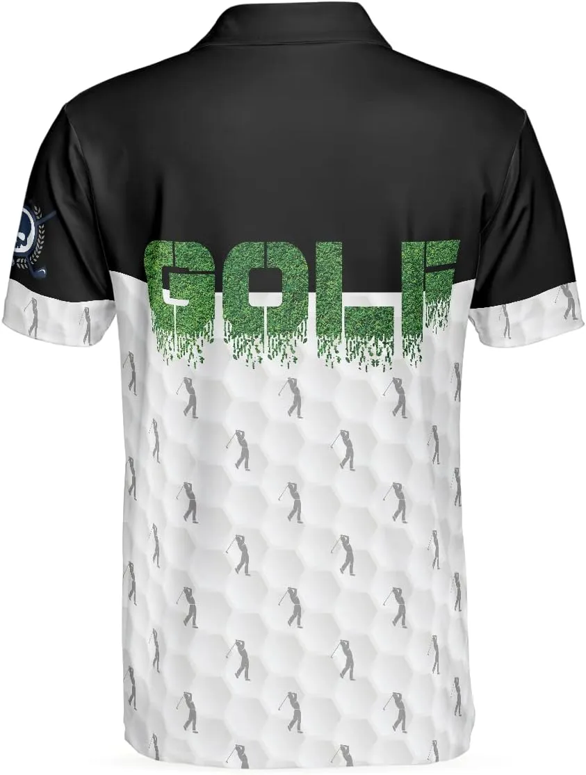 HYPERFAVOR Golf Shirts for Men- Quick-Dry Golf Polo Shirts- Smart Mens Golf Shirt Short Sleeve for Men