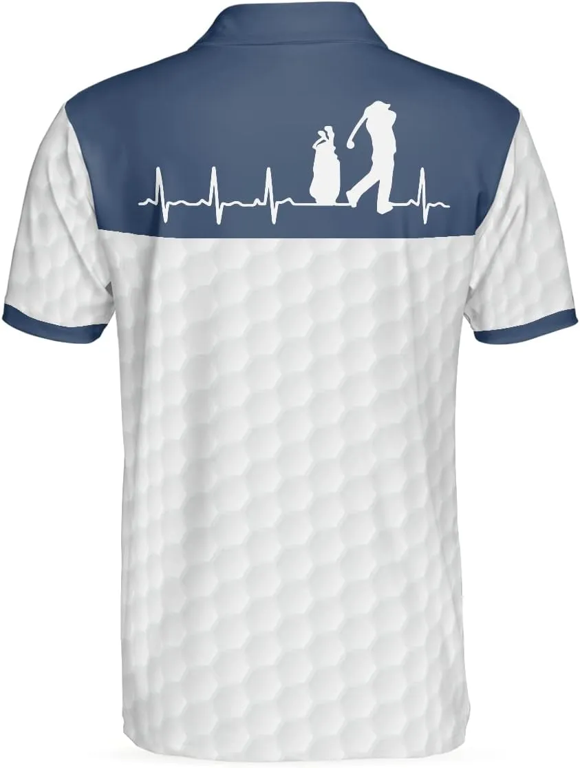 HYPERFAVOR Golf Shirts for Men- Quick-Dry Golf Polo Shirts- Smart Mens Golf Shirt Short Sleeve for Men