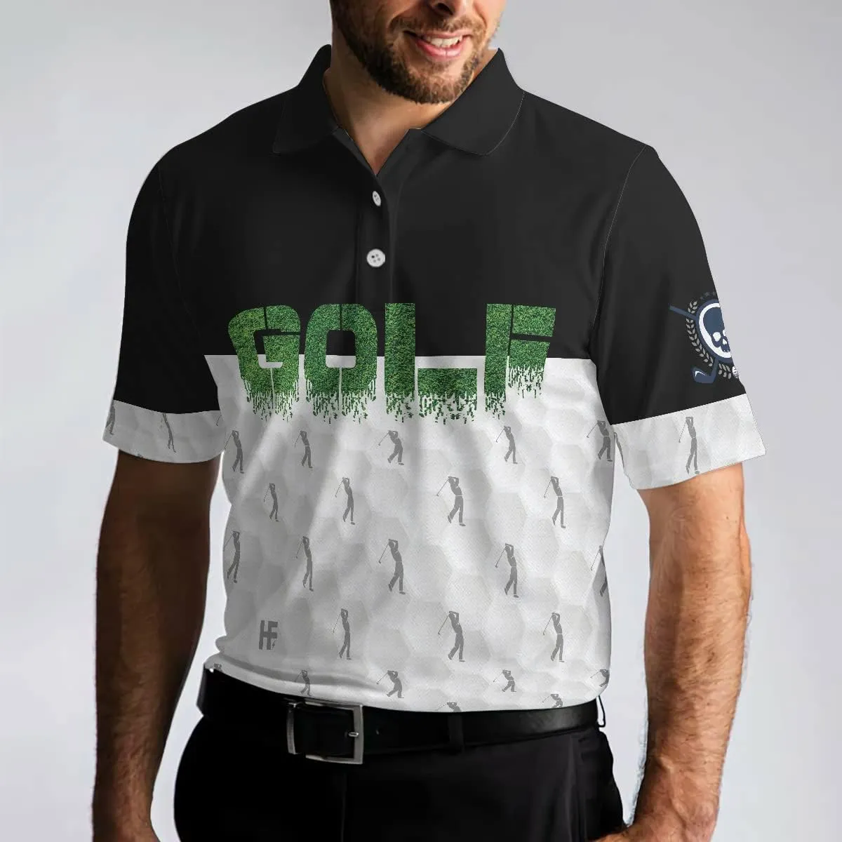HYPERFAVOR Golf Shirts for Men- Quick-Dry Golf Polo Shirts- Smart Mens Golf Shirt Short Sleeve for Men
