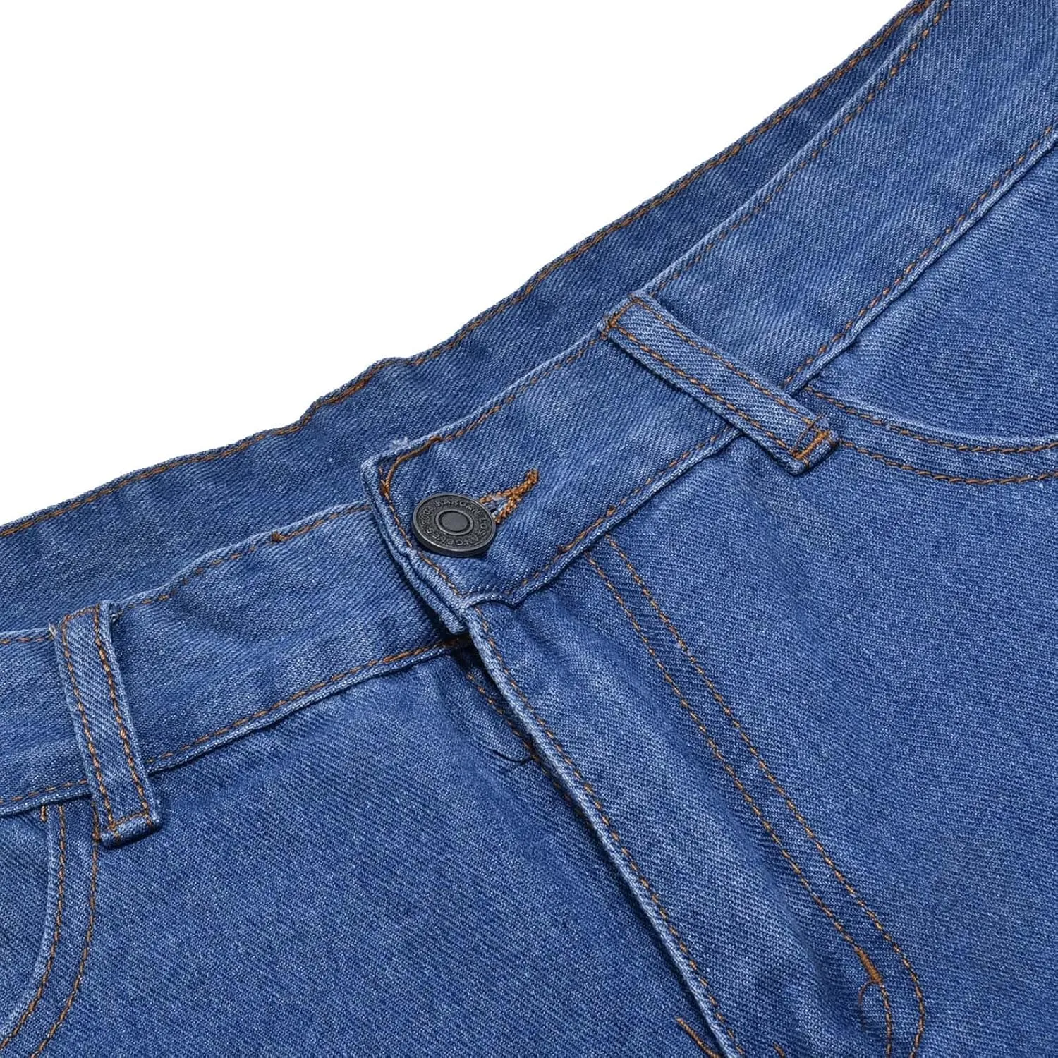 Jeans for Women High Waisted Straight Wide Leg Loose Stretchy Lightweight Tummy Control Pull On Denim Pants Boyfriend Jeans
