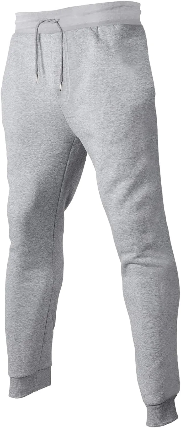 Joggers for Men Big and Tall Heavyweight Fleece Joggers Sweatpants Slim Fit Mens Athletic Jogger Pants with Pockets