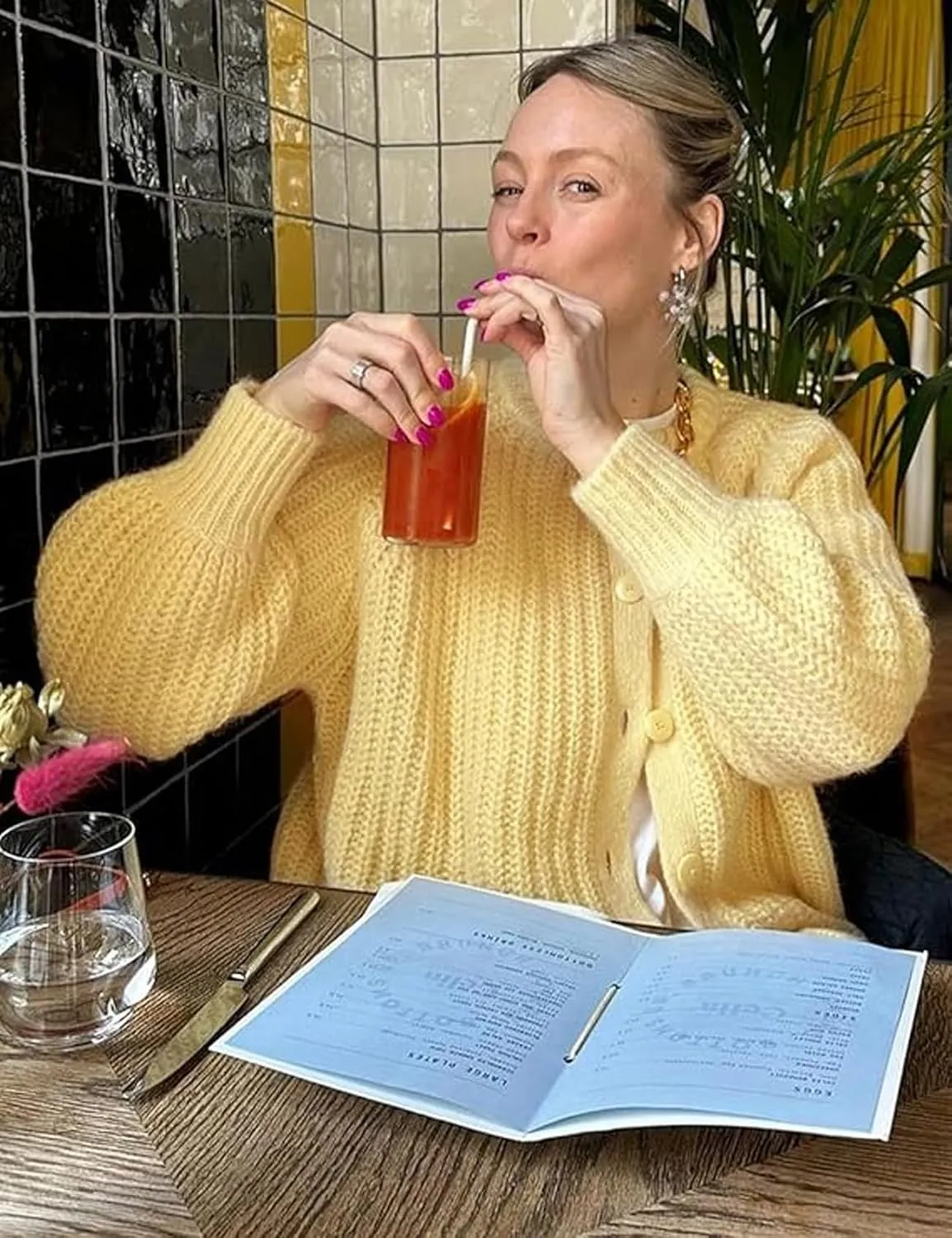 Knitted Chunky Cardigan Sweaters for Women Button Down Cardigans Open Front Sweater Tops Y2k Outwear Coats