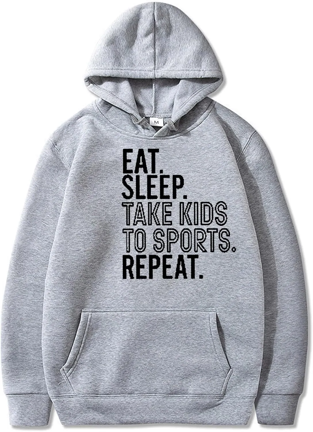 Letter Graphic Print Hoodies for Women Fall Long Sleeve Sweatshirts Drawstring Pullover Tops with Pocket, Large