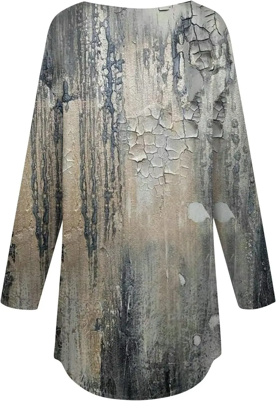 Long Sleeve T Shirts for Women Crewneck Printed Shirt Casual Pullovers Tunic Fashion Tops Comfy Fall Sweatshirts