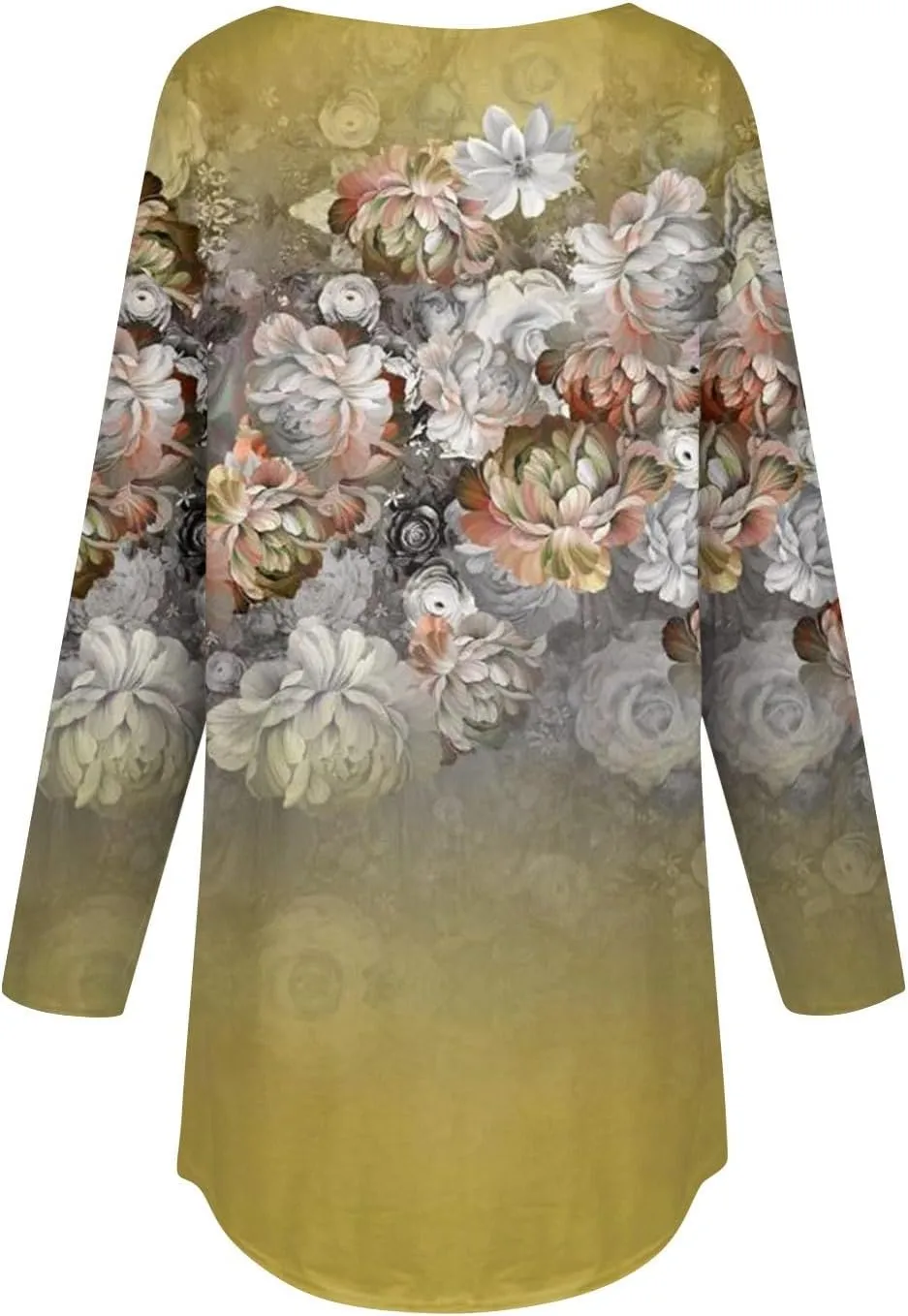 Long Sleeve T Shirts for Women Crewneck Printed Shirt Casual Pullovers Tunic Fashion Tops Comfy Fall Sweatshirts
