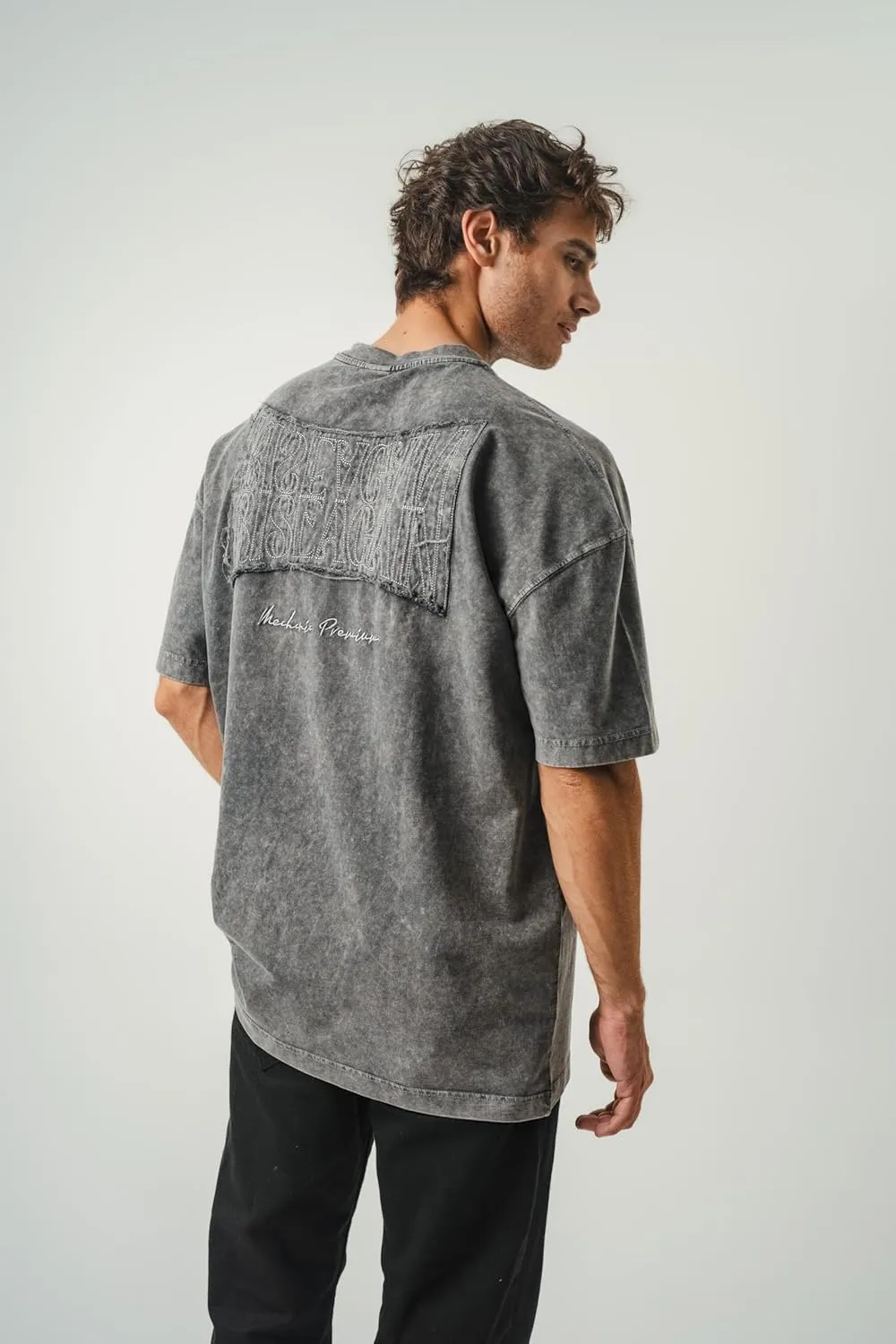 MECHANIC Men's Cotton T-Shirts Oversized Unisex Short Sleeves Casual Loose