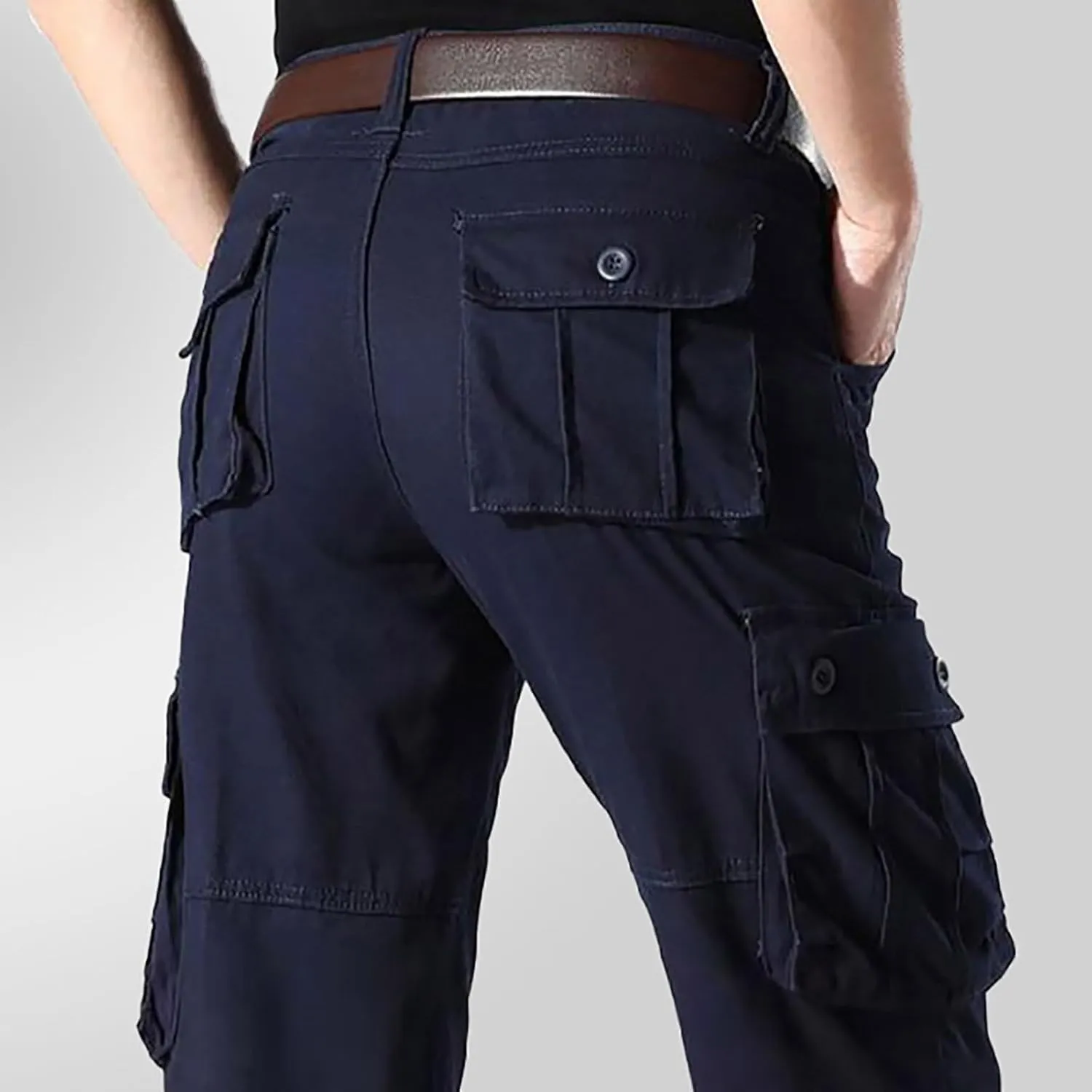 Men's Athletic Joggers Casual Gym Sweatpants Relaxed Fit Workout Running Track Pants with Pockets Mens Cargo Pants