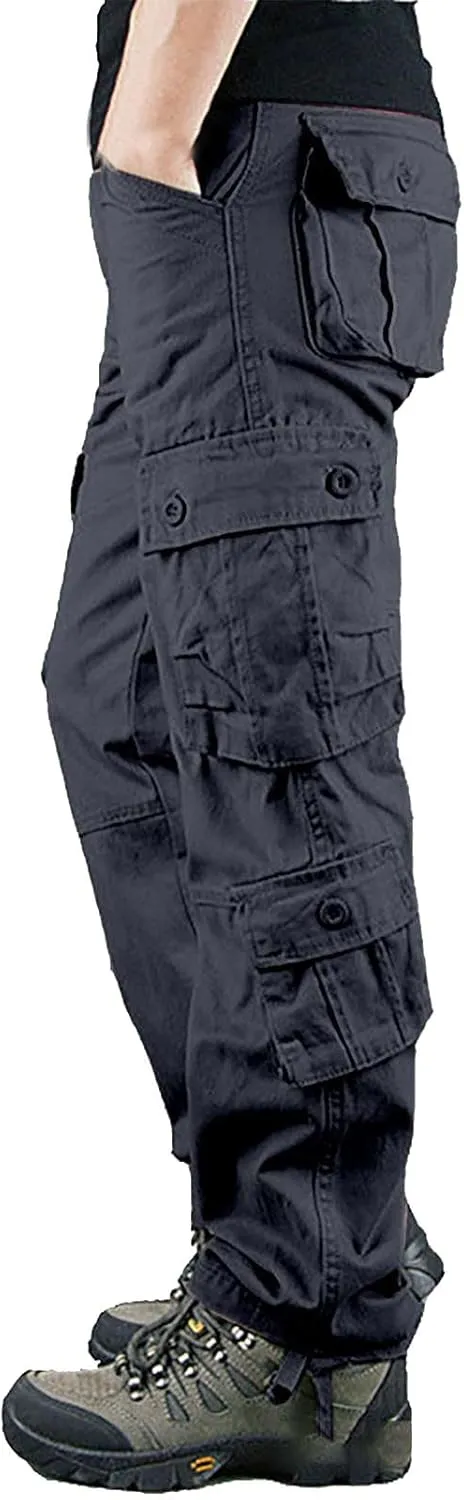 Men's Athletic Joggers Casual Gym Sweatpants Relaxed Fit Workout Running Track Pants with Pockets Mens Cargo Pants