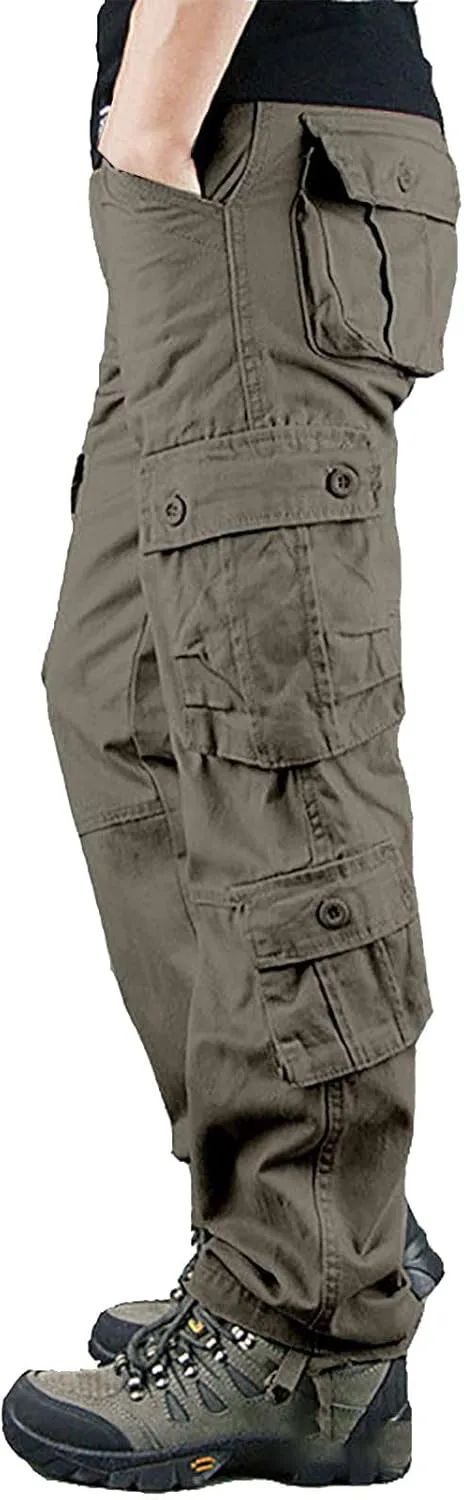 Men's Athletic Joggers Casual Gym Sweatpants Relaxed Fit Workout Running Track Pants with Pockets Mens Cargo Pants