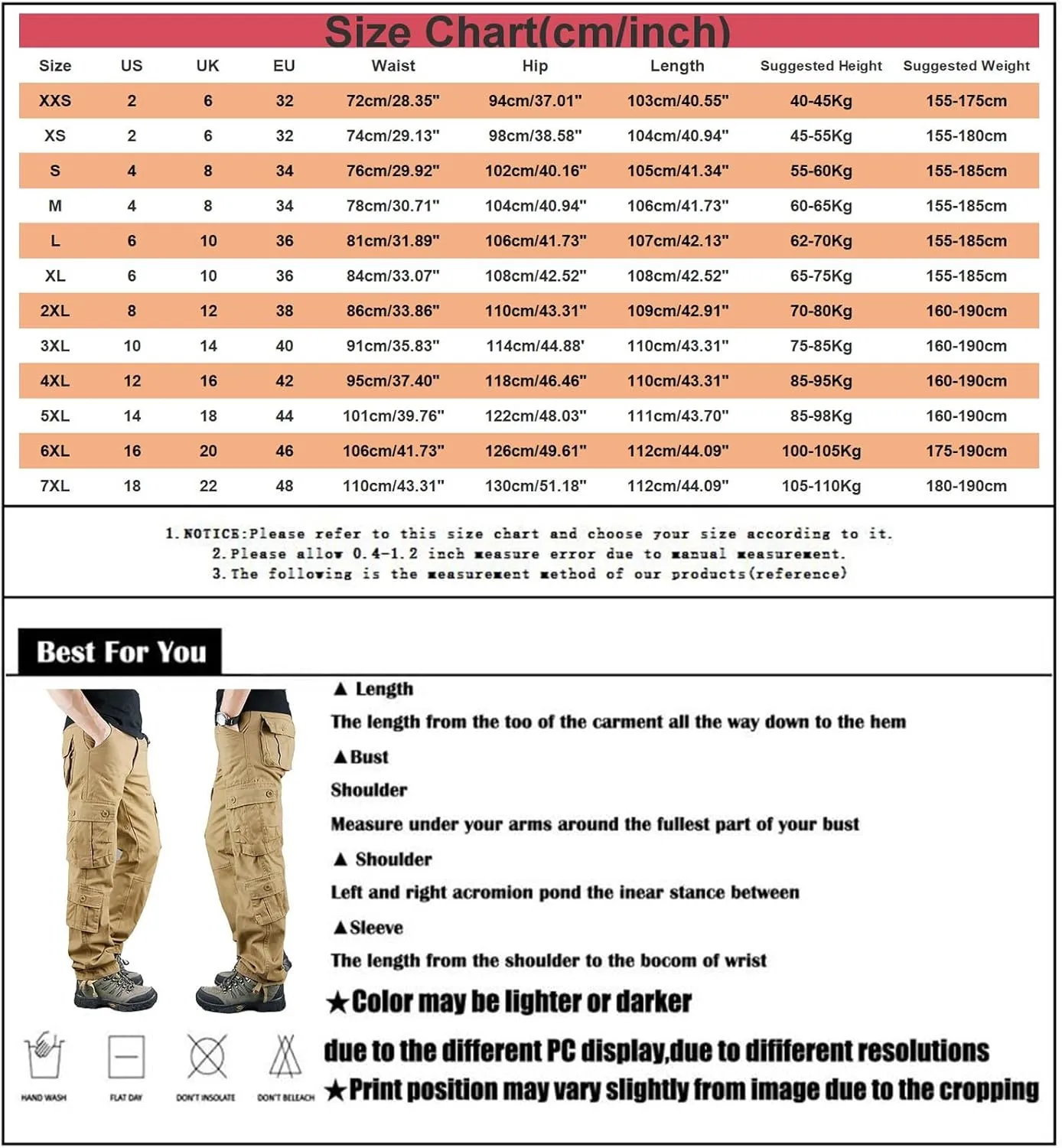 Men's Athletic Joggers Casual Gym Sweatpants Relaxed Fit Workout Running Track Pants with Pockets Mens Cargo Pants